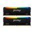 Комплект модулей памяти, Kingston, FURY Beast RGB KF432C16BB12AK2/32 (Kit 2x16GB), DDR4, 32GB, DIMM <PC4-25600/3200MHz>, Чёрный