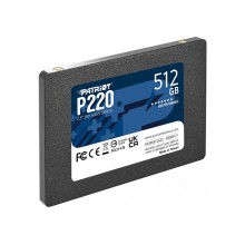 Твердотельный накопитель SSD, Patriot Memory, P220, P220S512G25, 512GB, SATA III, 550/500 Мб/с