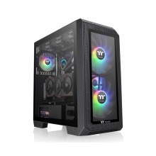 Компьютерный корпус, Thermaltake, View 300 MX, CA-1P6-00M1WN-00, ATX/Micro ATX/Mini ATX/E-ATX, 2*USB3.0, 1*Type C, HD-Audio, Mid Tower, Высота кулерного процессора 175мм, Длина VGA с резервуаром 280мм/ без резервуара 400мм, Количество внутренних отсево 3,