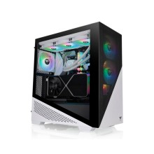 Компьютерный корпус, Thermaltake, Divider 370 TG ARGB Snow, CA-1S4-00M6WN-00, ATX/Micro ATX/Mini ITX/E-ATX, USB 3.0 x 2, HD Audio x 1, 2*3.5/2.5 4*2.5, Высота процессорного куллера до 170 мм, Длина VGA до 390 мм, 491*220,3*469,1мм, Без Б/П, Белый