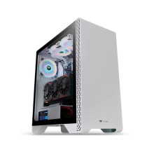 Компьютерный корпус, Thermaltake, S300 TG, CA-1P5-00M6WN-00, ATX, USB 2.0x2/USB 3.0x1, HD Audio x1, 2*3.5/ 2*3.5, Высота процессорного куллера до 170 мм, Длина VGA до 360 мм, 493*230*508мм, Без Б/П, Белый