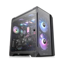 Компьютерный корпус, Thermaltake, View 51 TG ARGB, CA-1Q6-00M1WN-00, SPCC, TemperedGlass*3, 200mm ARGB Fan*2 + 120mm ARGBFan*1, ATX/Micro ATX/Mini-ITX/E-ATX, USB 1*3.1/2*2.0/3*3.0, HD-Audio, RGB Buttom, Высота процессорного куллера до 175 мм, Длина VGA до