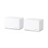 Маршрутизатор, Mercusys, Halo H80X(2-pack), 802.11a/b/g/n/ac/ax, AX3000 Домашняя Mesh Wi-Fi система (2 модуля), 3 порта 10/100/1000T на каждом устройстве (автоопределение WAN/LAN)