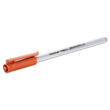 Ручка шариковая "Pensan Triball", 1мм, коричневая, чернила на масляной основе, серебристый трёхгранный корпус