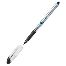Ручка шариковая "Schneider Slider Basic M", 1мм, чёрная, чернила на масляной основе, резиновый грип, прозрачный корпус