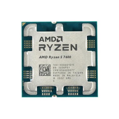 Процессор, AMD, AM5 Ryzen 5 7600, oem, 6M L2 + 32M L3, 3.8 GHz, 6/12 Core, 65 Вт, AMD Radeon Graphics