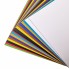 Набор цветной бумаги и картона "Hatber", 18л, 16цв, 2 белого цвета, А4, 195x280мм, мелованная, в папке, серия "Спорт-шик"