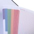 Бизнес-блокнот "Hatber", 80л, А4, клетка, 5 цветная линовка и срез, ламинация, твёрдый переплёт, серия "Underline"