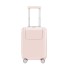 Чемодан, NINETYGO, Kids Luggage 17'', 6941413214636, Подклад, не содержащий формальдегида, Колесо с защитой от опрокидывания, Передний отсек, Детский замок, 100% Bayer Convestro Makrolon ®, 475*340*225, 26л, 2,9кг, Розовый