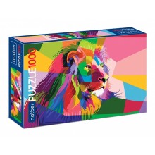 Пазлы "Hatber Premium", 1000 элементов, А2, 680x480мм, серия "Art - Lion"