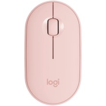 LOGITECH M350S Pebble 2 Bluetooth Mouse - TONAL ROSE - DONGLELESS