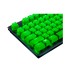 Набор сменных клавиш для клавиатуры, Razer, PBT Keycap Upgrade Set - Razer Green, RC21-01490400-R3M1, Пластик, Подходит для всех переключателей с крестообразной осью (Cherry-style), Англ, Зеленый