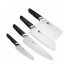 Набор ножей, HuoHou 5-piece set of compound steel knife HU0033,5 предметов, Молибден-ванадиевая сталь, Тесак, Поварской нож, Нож для легкой резки, Универсальный нож, Трехслойная сталь, Острая заточка, Зеркальная полировка, Острая заточка в углах