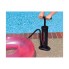 Насос ручной Double Quick III Hand Pump 48 см., INTEX, 68615, Пластик, Шланг 0.8м., 3 насадки включая иглу для накачки мячей, Макс. создаваемого давления до 8psi, Объем камеры 3.3 л., Черный, Цветная коробка