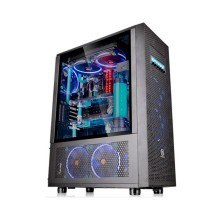 Компьютерный корпус, Thermaltake, Core X71 TG, CA-1F8-00M1WN-02, ATX/Micro ATX/Mini-ITX, Full Tower, USB 3.0 x 2, USB 2.0 x 2, HD Audio x 1,5*3,5/5*2,5/2*5.25, SPCC, 4мм Закаленное стекло, 677 x 250 x 511 мм, Без Б/П, Чёрный