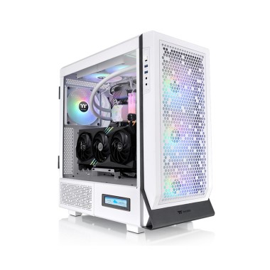 Компьютерный корпус, Thermaltake, Ceres 500 TG ARGB Snow, CA-1X5-00M6WN-00, Mid Tower, ATX, USB3.2 Type-C, USB3.0*2, HD-Audio, Mid Tower, Количество внутренних остеков - 2*3,5,6*2,5 или 8*2,5, Высота процессорного куллера до 185 мм, Длина VGA до 425 мм, S