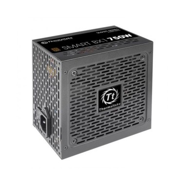 Блок питания, Thermaltake, Smart BX1 750W, PS-SPD-0750NNSABE-1, 750W, ATX, 80 Plus Bronze, APFC, 20+4 pin, 4+4pin, 9*Sata, 6*Molex, 4*PCI-E 6+2 pin, FDD, Вентилятор 12 см, Кабель питания, Чёрный