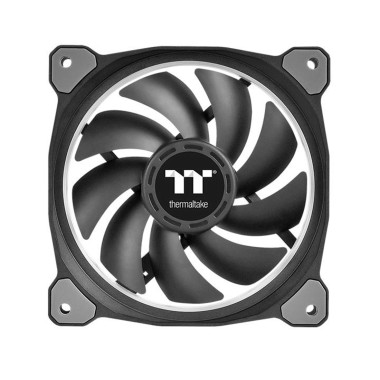 Кулер для компьютерного корпуса,Thermaltake, Riing Plus 12 RGB TT Premium Edition 3-Fan Pack, CL-F053-PL12SW-A, 120мм, 500-1500 об.мин, 9pin (USB 2.0 connectors), Подсветка RGB 256 цветов, Габариты 120х120х25мм, Чёрный