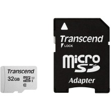 Карта памяти MicroSD 32GB Class 10 U1 Transcend TS32GUSD300S-A