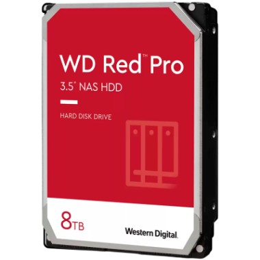 Western Digital 8TB RED PRO 256MB 7200rpm SATA 3 WD8003FFBX