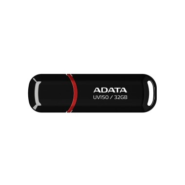 USB-накопитель, ADATA, UV150, AUV150-32G-RBK, 32GB, USB 3.2, Черный