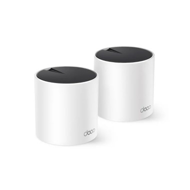 Беспроводная MESH-система Wi-Fi, TP-Link, Deco X55(2-pack), 802.11a/b/g/n/ac/ax, AX3000, WI-FI6, 3 гигабитных порта в каждом устройстве Deco (поддерживается автораспознавание WAN/LAN)