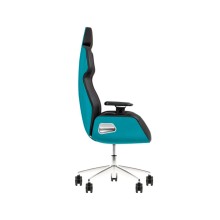 Игровое компьютерное кресло, Thermaltake, ARGENT E700 Ocean Blue, GGC-ARG-BLLFDL-01, Максимальная нагрузка 150 кг, Натуральная кожа, Основание алюминий и металл, Синий