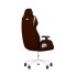 Игровое компьютерное кресло, Thermaltake, ARGENT E700 Saddle Brown, GGC-ARG-BOLFDL-01, Максимальная нагрузка 150 кг, Натуральная кожа, Основание алюминий и металл, Коричневый Хром