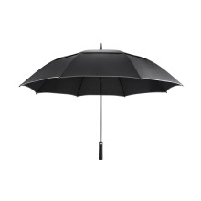 Зонт, NINETYGO, Double-layer Windproof Golf Automatic Umbrella Black, 6941413217156, 100*5*5 см, 0,735кг, Черный