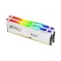 Комплект модулей памяти, Kingston, FURY Beast White RGB EXPO KF552C36BWEAK2-32 (Kit 2x16GB), DDR5, 32GB, CL36, DIMM <PC4-41600/5200MHz>, Белый