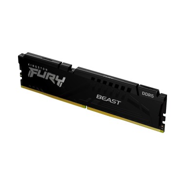 Модуль памяти, Kingston, Fury Beast Black AMD KF552C36BBE-16, DDR5, 16GB, DIMM <PC-41600/5200MHz>