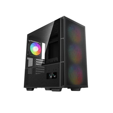 Компьютерный корпус, Deepcool, CH560 DIGITAL R-CH560-BKAPE4D-G-1, E-ATX/ATX/Micro ATX/Mini-ITX, USB 3.1*1/3.0*1, HD-Audio+Mic, Кулер 3*140см/120 ARGB, Высота процессорного кулера до 175мм, Длина VGA до 380мм, 2*3.5