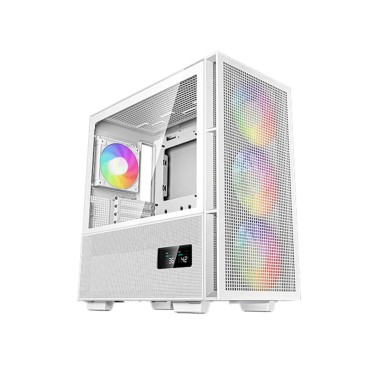 Компьютерный корпус, Deepcool, CH560 DIGITAL WH R-CH560-WHAPE4D-G-1, E-ATX/ATX/Micro ATX/Mini-ITX, USB 3.1*1/3.0*1, HD-Audio+Mic, Кулер 3*140см/120 ARGB, Высота процессорного кулера до 175мм, Длина VGA до 380мм, 2*3.5