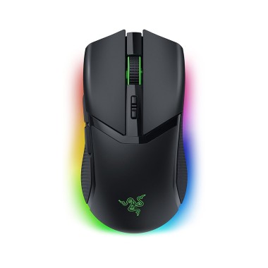 Компьютерная мышь, Razer ,Cobra Pro, RZ01-04660100-R3G1, Игровая, Оптическая, до 20 000dpi, 8 кнопок, Razer Chroma™ RGB подсветка с реальными 16,8 млн настраиваемыми цветами, беспроводная, USB, 82 г Чёрная