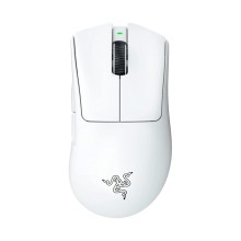 Компьютерная мышь, Razer ,DeathAdder V3 Pro - White, RZ01-04630200-R3G1, Игровая, Оптическая, до 20 000dpi, 8 кнопок, Razer Chroma™ RGB подсветка с реальными 16,8 млн настраиваемыми цветами, беспроводная, USB, 82 г Белая
