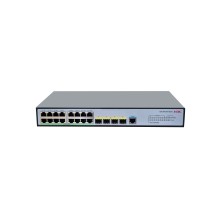 Коммутатор, H3C, LS5120V3-20P-LI-GL Switch, Управляемый L3, 16 порта 10/100/1000M, 4 порта 1000M SFP, AC 100~240 В, -5°C ~ +50°C, стоечный