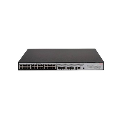 Коммутатор, H3C, LS-1850V2-28P-HPWR-EI-GL, Управляемый L2, 24 порта 10/100/1000M (PoE 370Вт, 802.3af/at), 4 порта 1000M SFP, AC 100~240 В, -5°C ~ +50°C, стоечный