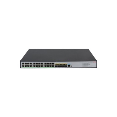 Коммутатор, H3C, LS5120V3-28P-PWR-LI-GL Switch, Управляемый L3, 24 порта 10/100/1000M (PoE 240Вт, 802.3af/at), 4 порта 1000M SFP, AC 100~240 В, -5°C ~ +50°C, стоечный