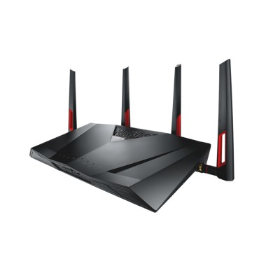 Сетевой маршрутизатор со встроенной беспроводной точкой доступа, ASUS, DSL-AC88U, 802.11/n/ac, AX3100, 1 порт 10/100/1000M WAN , 4 порта 10/100/1000M LAN, 1 порт RJ11 (xDSL)