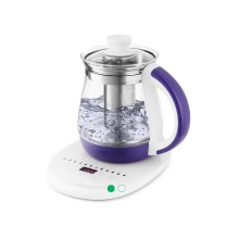 Чайник, Kitfort, КТ-6130-1, бело-фиолетовый