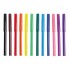 Фломастеры "Hatber Eco", 12 цветов, серия "Робо", в картонной упаковке