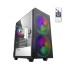 Компьютерный корпус, Gamemax, AERO (A367), 12360700002, Mid-Tower, mATX/ATX/E-ATX, USB3.0*1+1xUSB2.0, HD-Audio, 2*200мм ARGB Fan (перед.панель), 1*120мм ARGB Fan (задняя панель), Высота процессорного кулера 170мм, Длина VGA до 340мм, 2*3.5/ 2*2.5, SPCC/AB