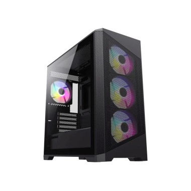 Компьютерный корпус, Gamemax, Destroyer MB 6670M, 14100901679, Mini-Tower, M-ATXMini-ITX, 2*USB2.0, 1*USB3.0, HD-Audio, 3*120мм FRGB (перед.панель), 1*120мм FRGB (задняя пенель), Длина VGA 410мм, Длина процессорного кулера 165мм, 2*3,5 и 3*2,5, SPCC/ABS, 