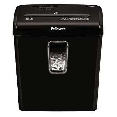 Шредер Fellowes® Powershred®P-30C, DIN P-4, 4х34 мм, 6 лст., 15 лтр.,