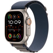 Apple Watch Ultra 2 GPS + Cellular, 49mm Titanium Case with Blue Alpine Loop - Medium,Model A2986