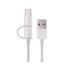 Интерфейсный кабель, Xiaomi, Micro USB and Type-C SJV4076CN/SJV4082TY 100 cm, Белый