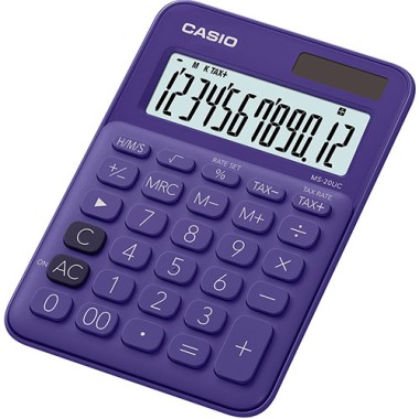 Калькулятор настольный CASIO MS-20UC-PL-W-EC