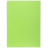 Тетрадь "Hatber", 80л, А4, клетка, многоуровневая перфорация, пластиковая обложка, на гребне, серия "Line Neon - Зелёная"