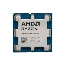 Процессор, AMD, AM5 Ryzen 7 8700G, oem, 8M L2 + 16M L3, 4.2 GHz, 8/16 Core, 65 Вт, Radeon™ Graphics