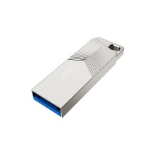USB-накопитель, Netac, NT03UM1N-128G-32PN, 128GB, USB3.2 Серебристый